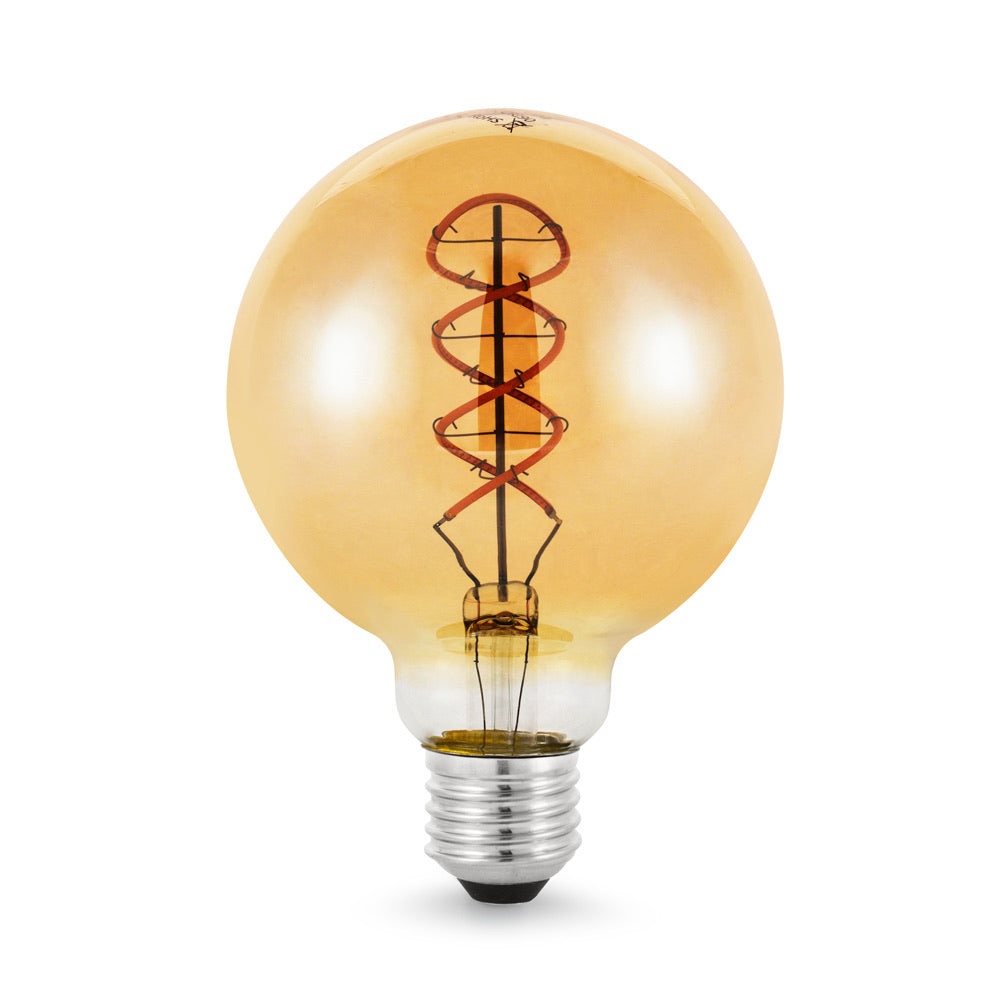 MINALOX LED BULB G125 E27 2W 24V WARM WHITE FILAMENT SMOKY GOLD