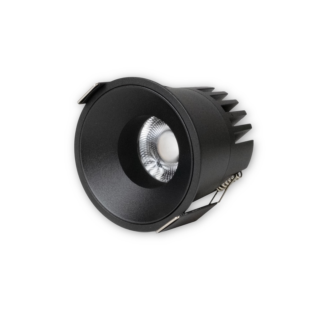 MINALOX RECESSED LED SPOTLIGHT D72 DUALWHITE 10WB 24V 36D 1800-4500K BLACK