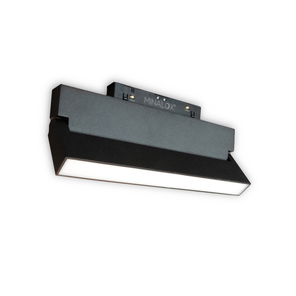 MINALOX TILTABLE LINEAR TRACK LIGHT FC12ZD/BK