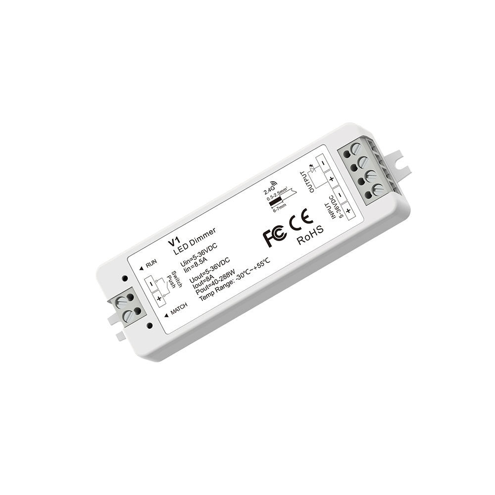 MINALOX 1CH 8A 5-36VDC CV DIMMER Push-Dim V1