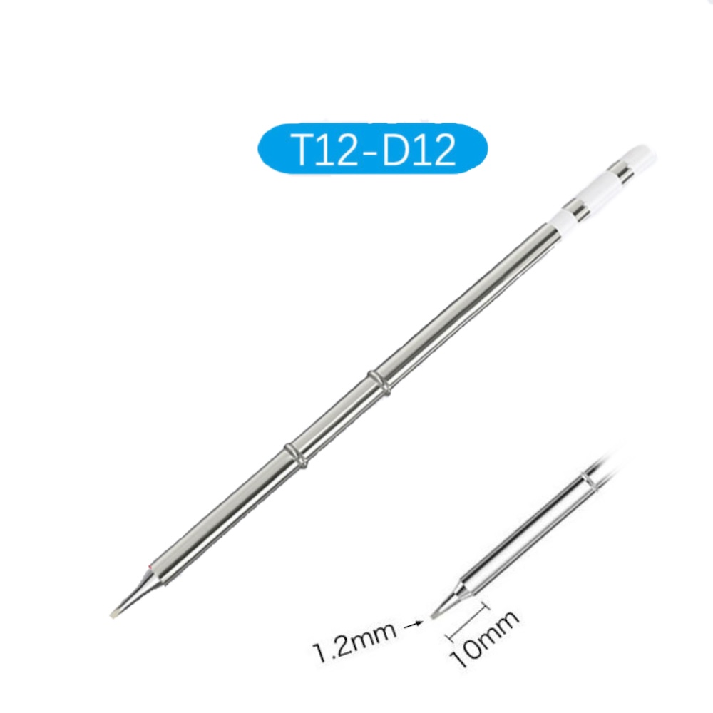 MINALOX Soldering Iron Tip T12-D12 (Flat Tip)