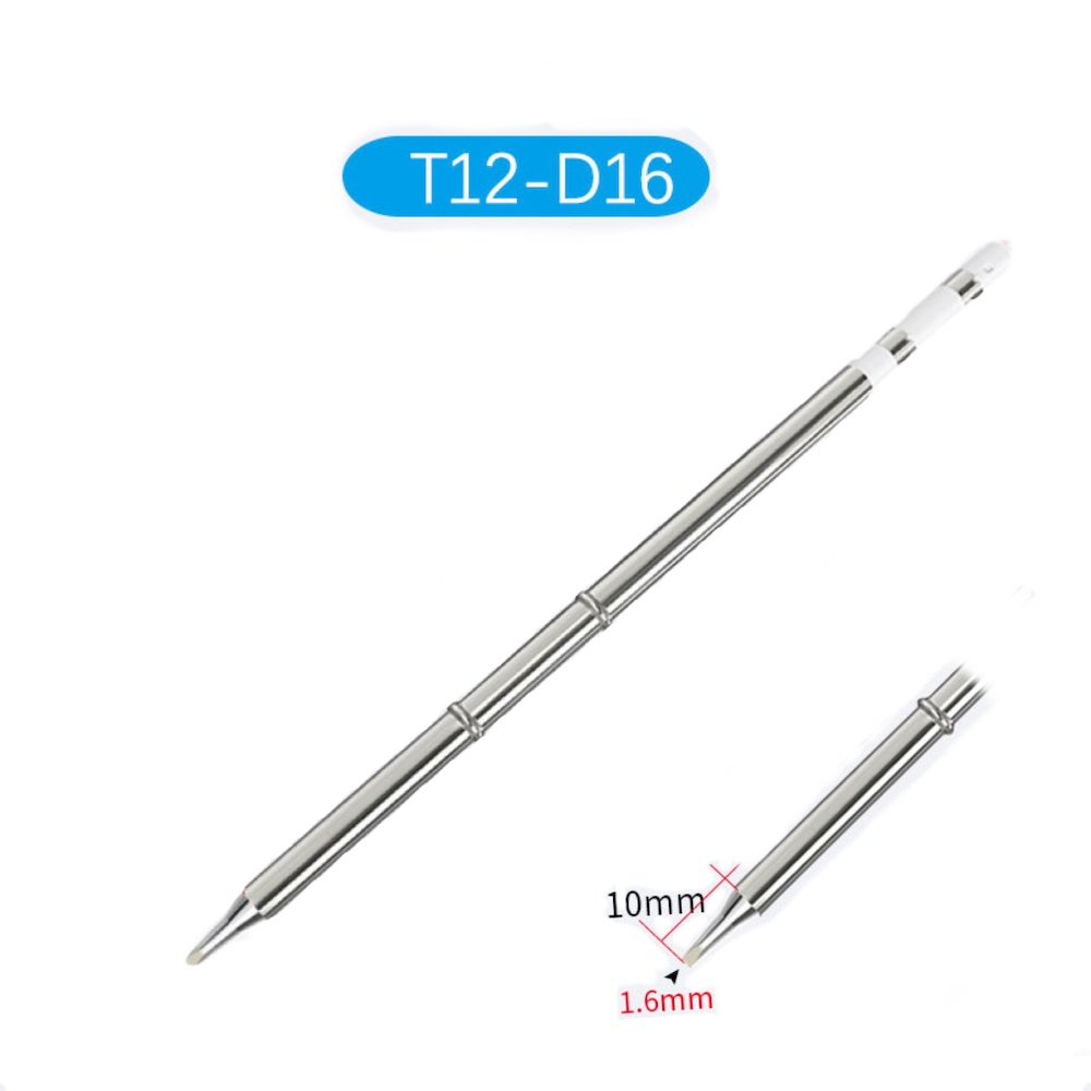 MINALOX Soldering Iron Tip T12-D16 (Flat Tip)