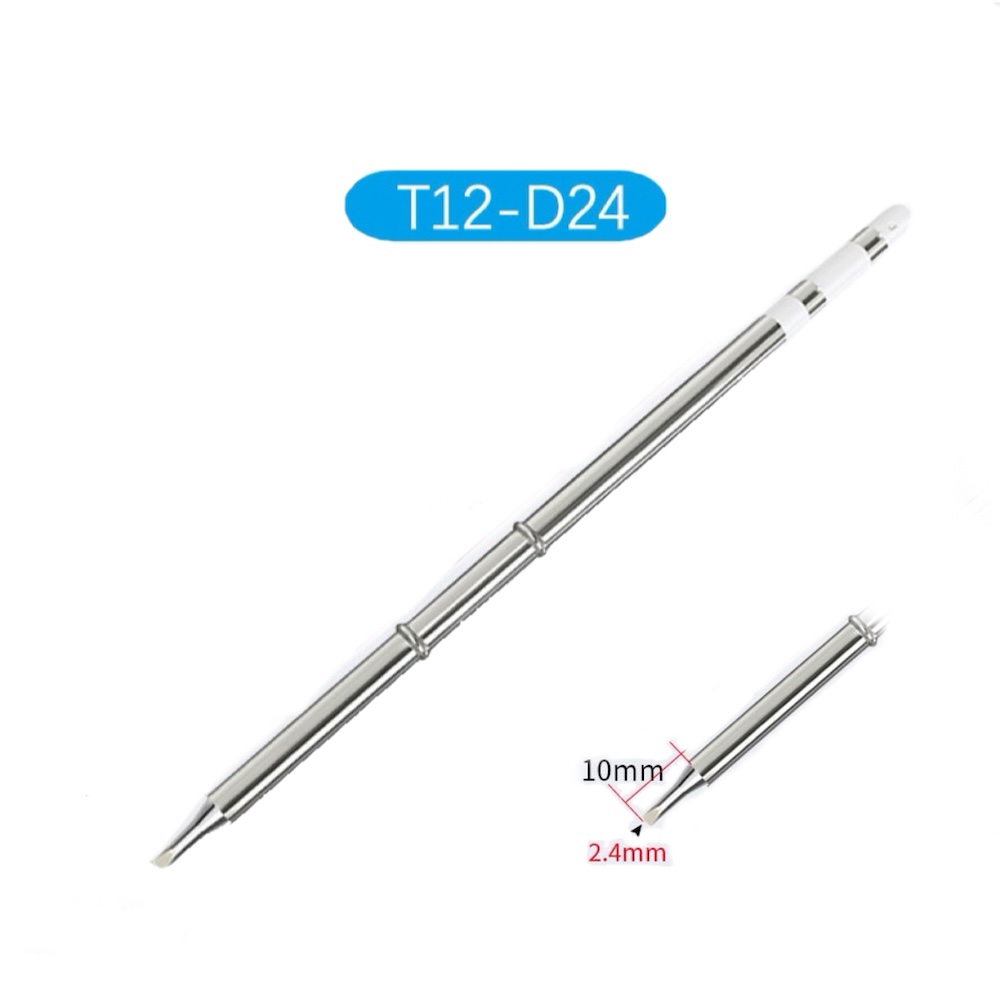 MINALOX Soldering Iron Tip T12-D24 (Flat Tip)