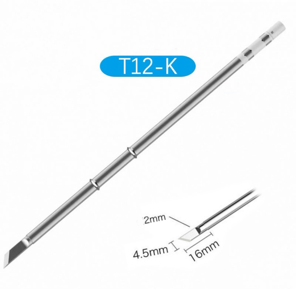 MINALOX Soldering Iron Tip T12-K (Blade Tip)