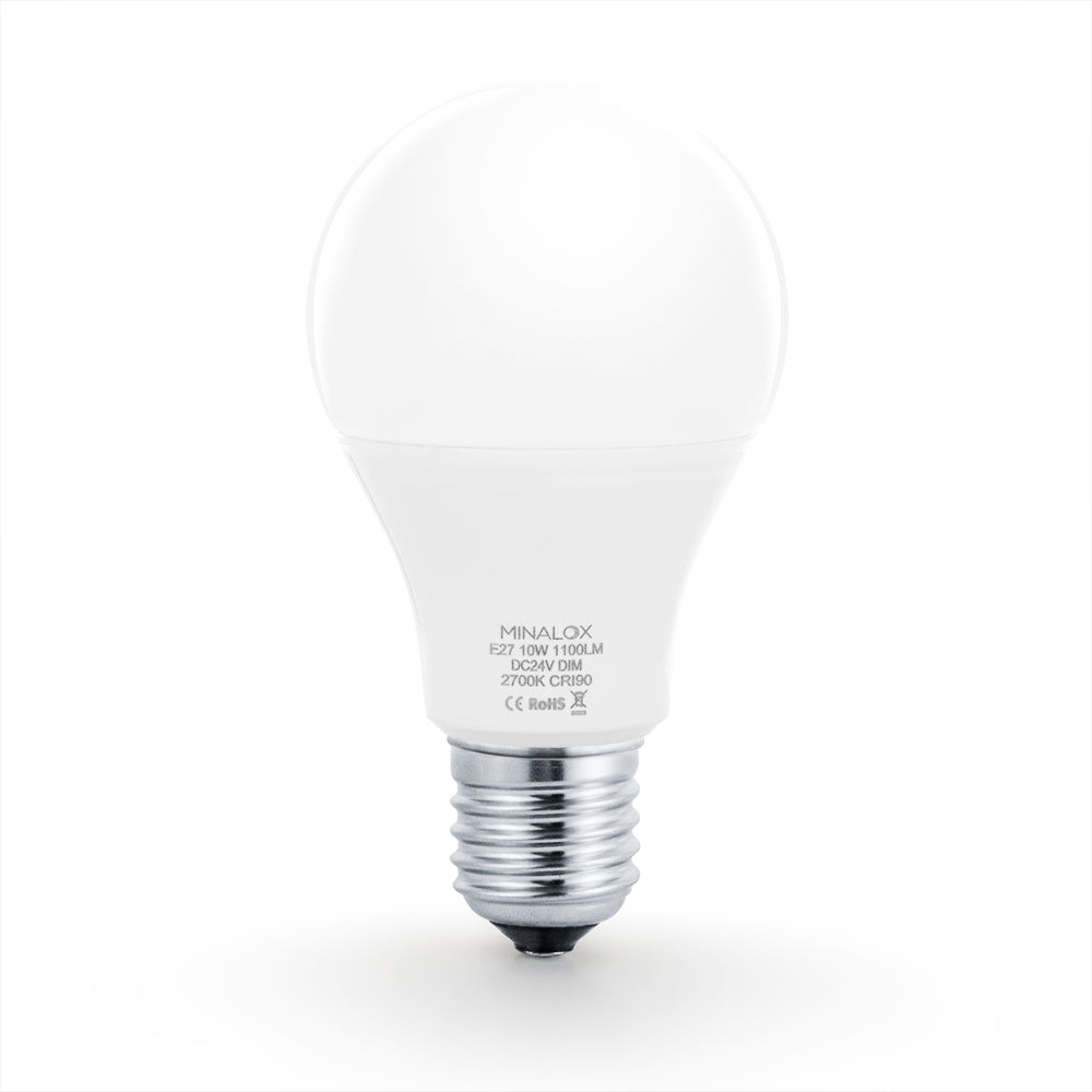 MINALOX LED BULB A70 E27 10W 24V 3000K