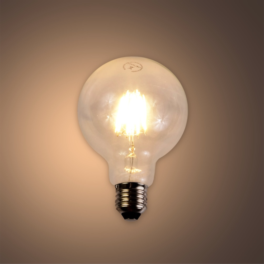 MINALOX_stmievatelna_LED_ziarovka_E27_G80_6W_360D_cira_DC24V_smarthome_rozsvietena