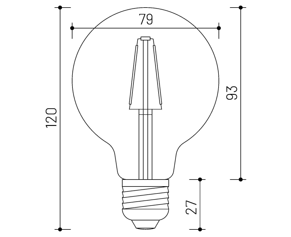 MINALOX_stmievatelna_LED_ziarovka_E27_G80_6W_360D_cira_DC24V_smarthome_zapojenie_rozmery
