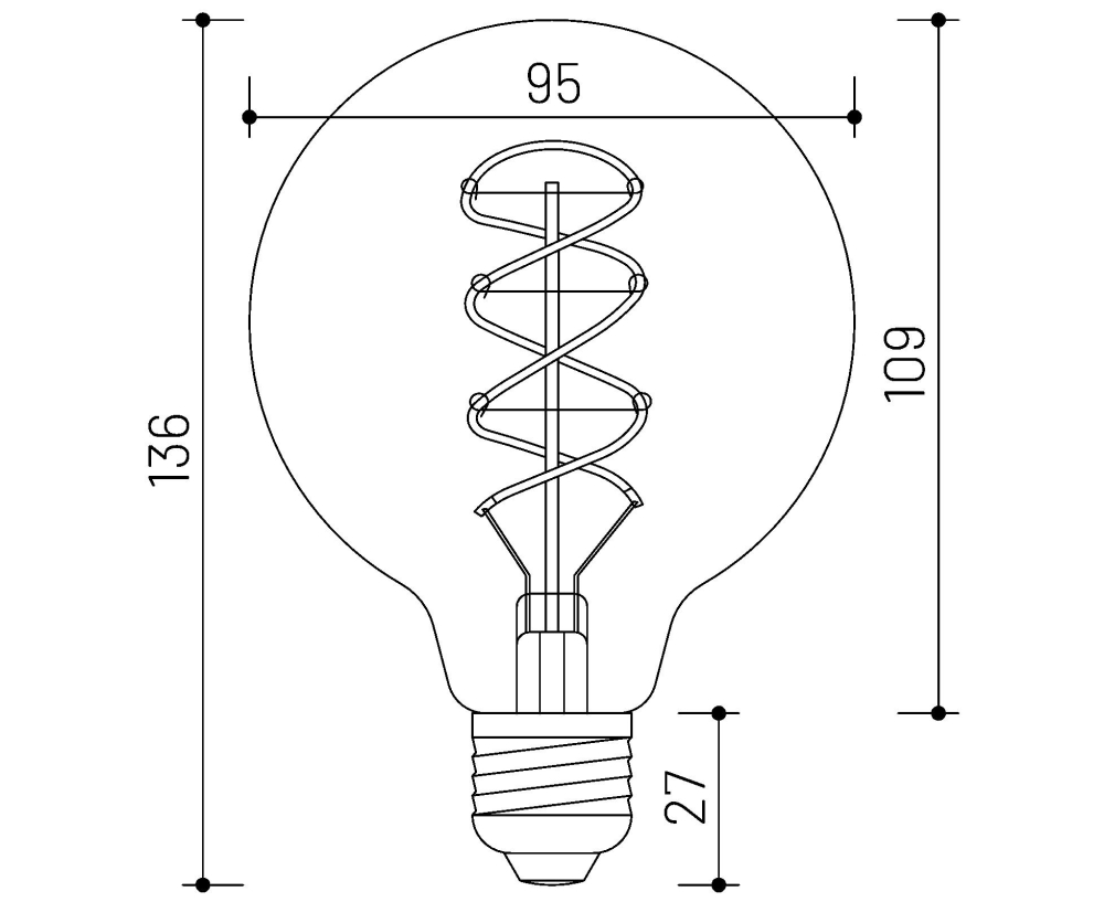 MINALOX_stmievatelna_LED_ziarovka_E27_G95_3,6W_360D_zlata_DC24V_smarthome_rozmery