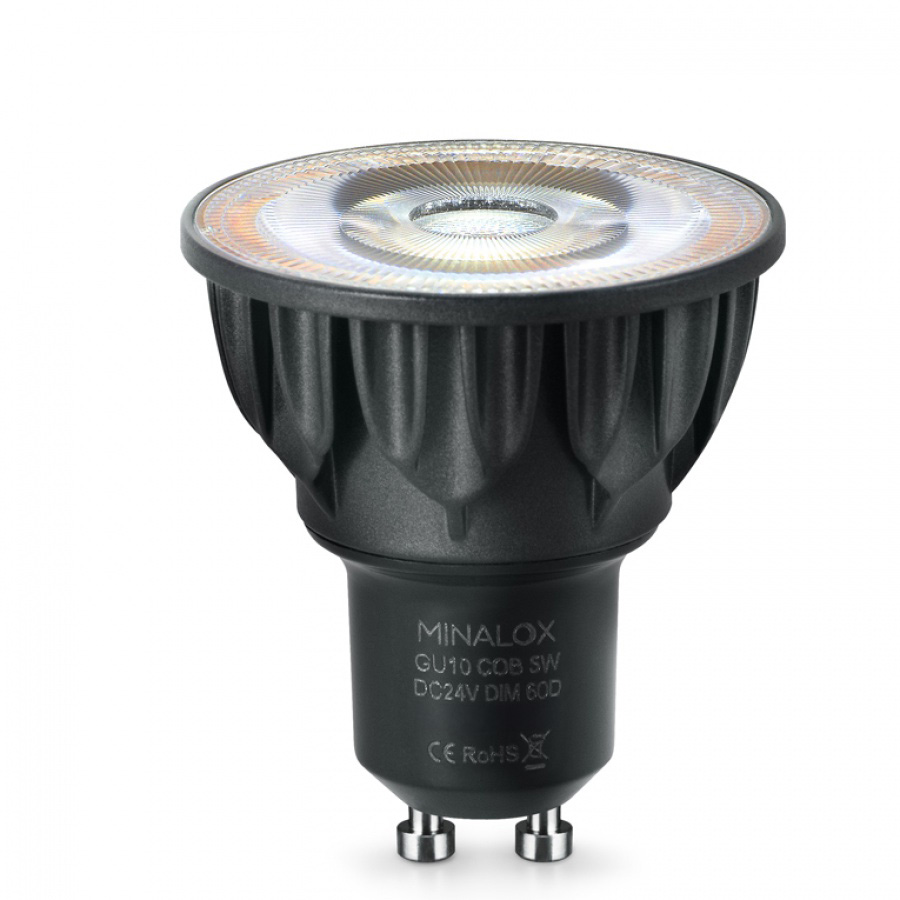 MINALOX LED BULB GU10 5W 24V 60D 2700K