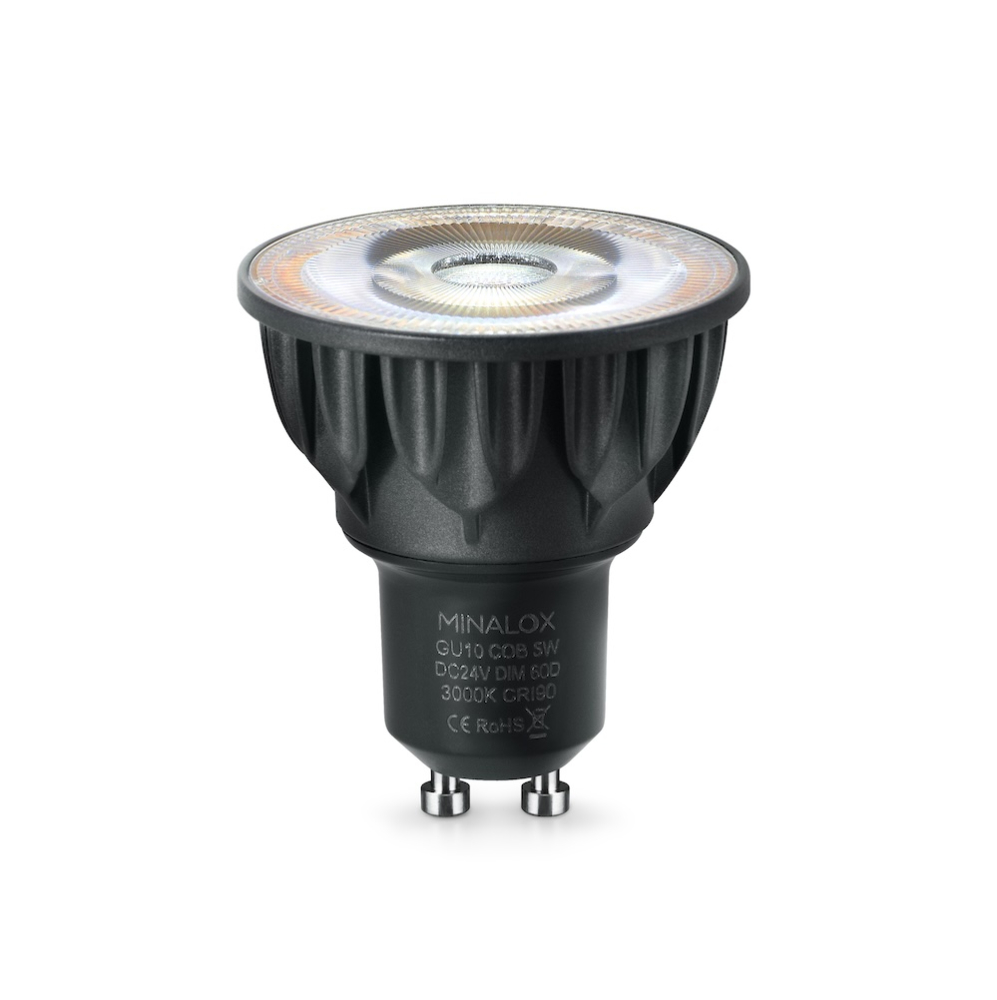 MINALOX LED BULB GU10 5W 24V 60D 3000K