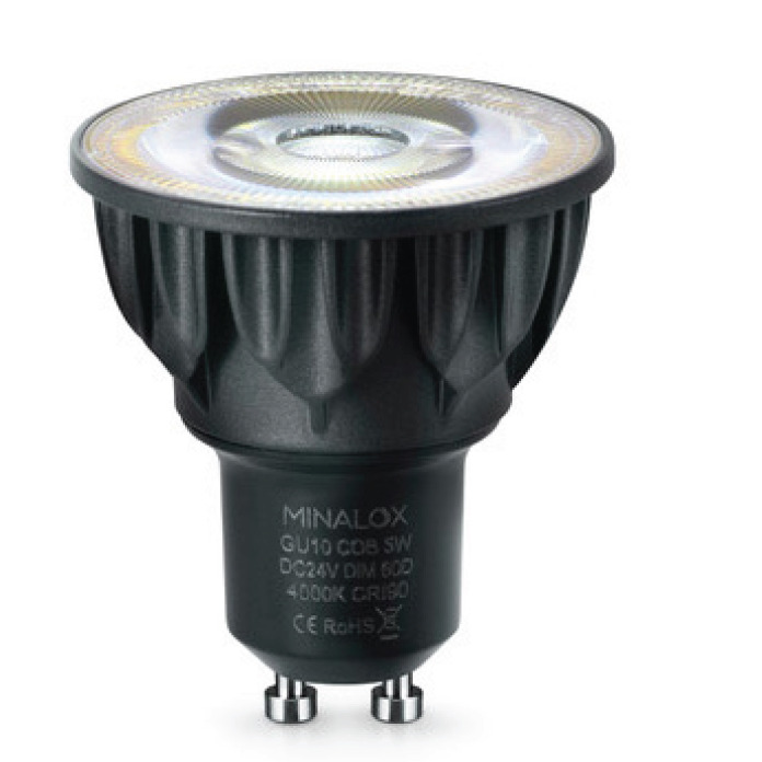MINALOX LED BULB GU10 5W 24V 60D 4000K