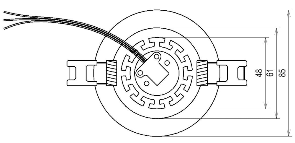 MINALOX_stmievatelne_LED_bodove_svietidlo_D85_8W_RGBW_2700K_38D_biela_DC24V_smarthome_zhor