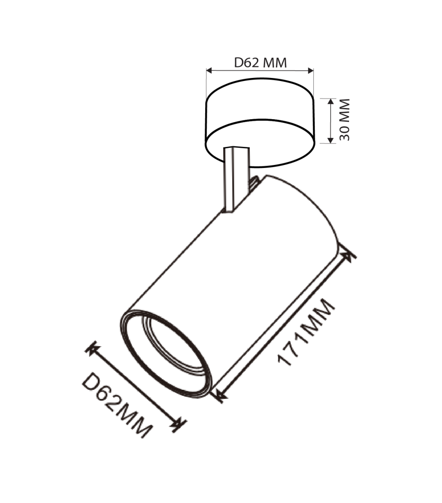 MINALOX_stmievatelne_LED_svietidlo_SSLD62_12W_1800K_4500K_60D_biele_DC24V_smarthome_rozmer