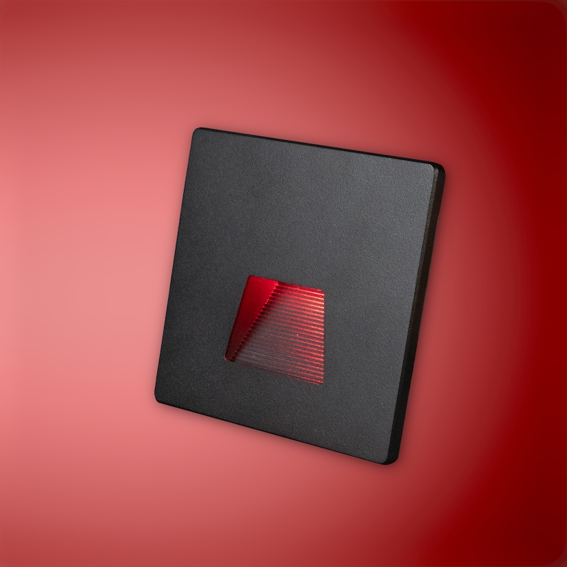 MINALOX_stmievatelne_LED_svietidlo_step_light_s90_IP65_lichobeznik_cierna_smarthome_red