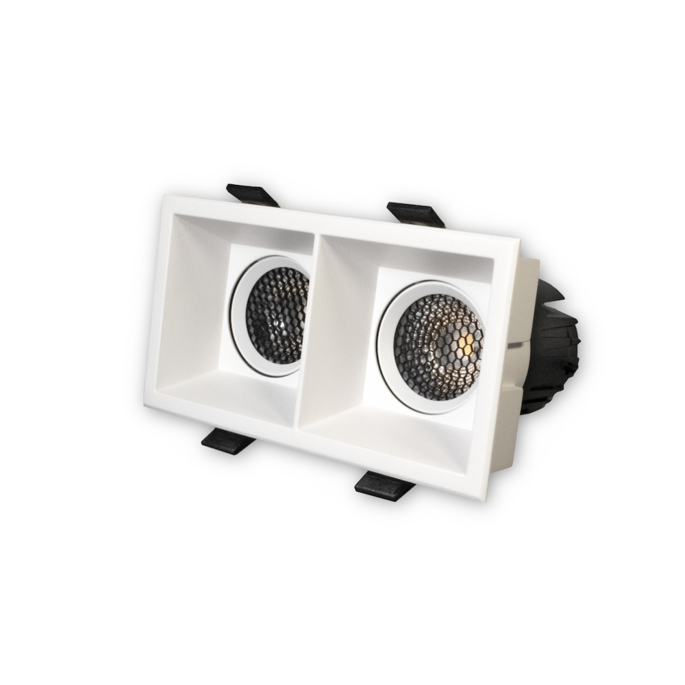 MINALOX RECESSED LED SPOTLIGHT S85 DOUBLE DUALWHITE 32W 24V 50D 1800-4500K WHITE