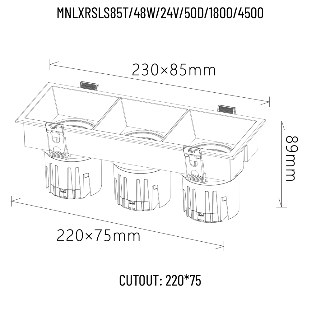 MINALOX_stmievatelne_bodove_svietidlo_RSLS85T_48W_1800K_4500K_50D_biela_DC24V_smarthome_ro