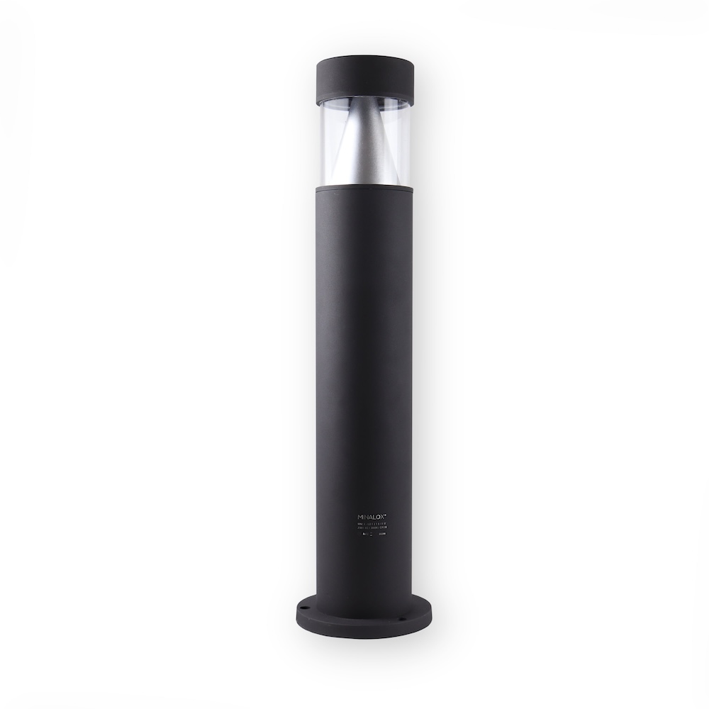 MINALOX LED POLE LIGHT D108 H600 DUALWHITE 25W 24V 1800K 4500K