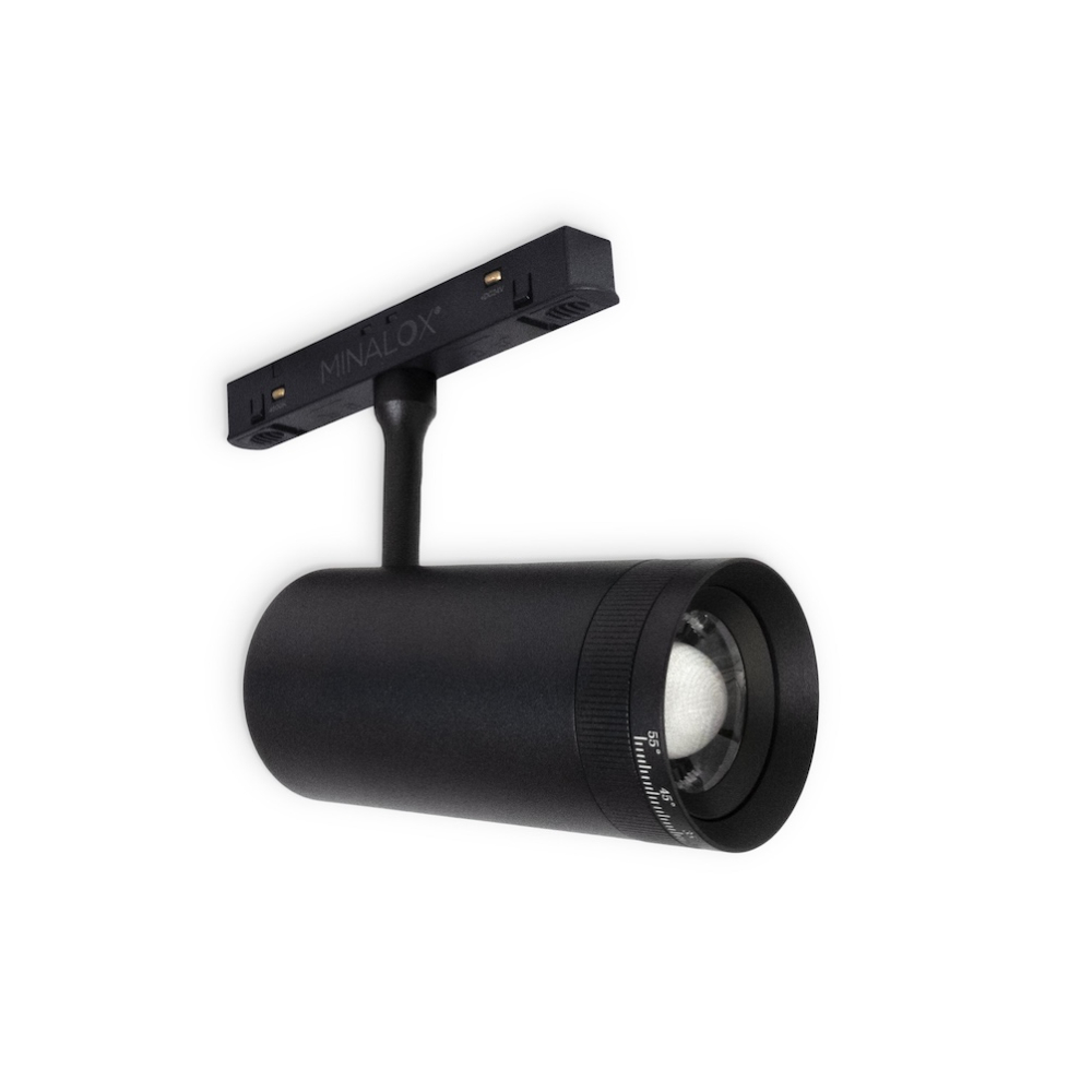 MINALOX ZOOMABLE SPOT TRACK LIGHT FC0848/BK