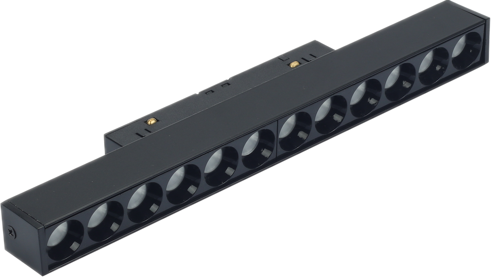 MINALOX LINEAR GRILLE TRACK LIGHT FC12G DUALWHITE 12WB 24V 24 1800-4500K BLACK