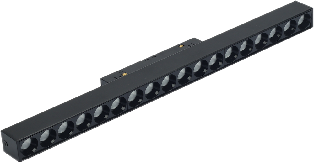 MINALOX LINEAR GRILLE TRACK LIGHT FC18G DUALWHITE 18WB 24V 24 1800-4500K BLACK