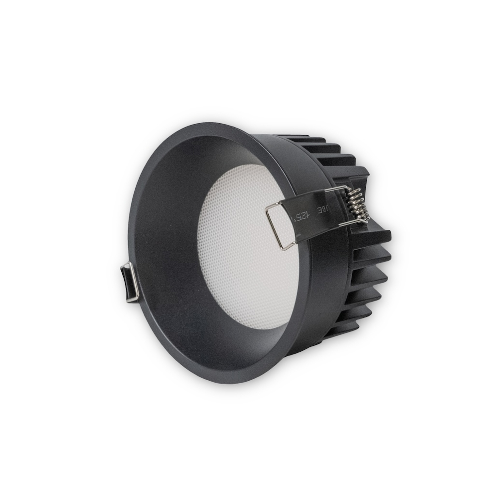 MINALOX RECESSED DOWNLIGHT D12068 UGR DUALWHITE 14W 24V 1800K 4500K BLACK