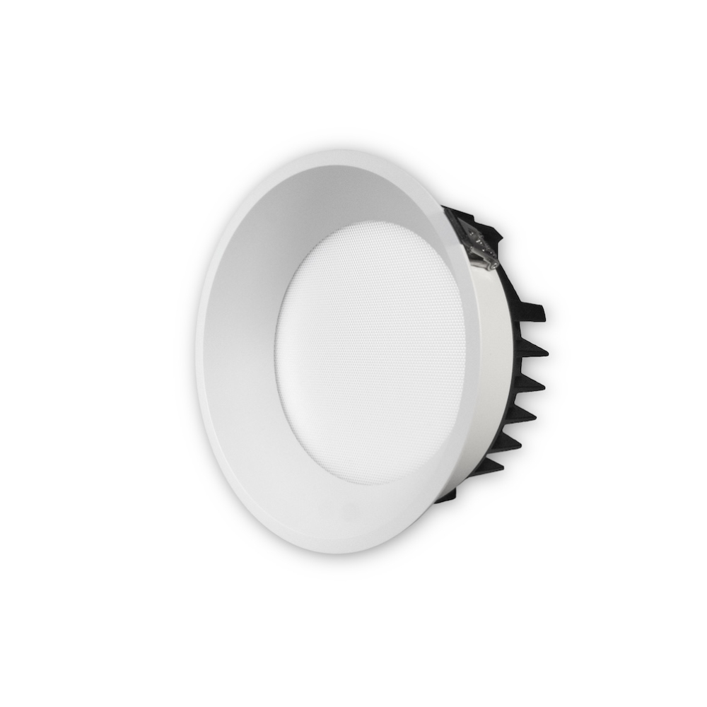 MINALOX RECESSED DOWNLIGHT D21086 UGR DUALWHITE 30W 24V 1800K 4500K WHITE