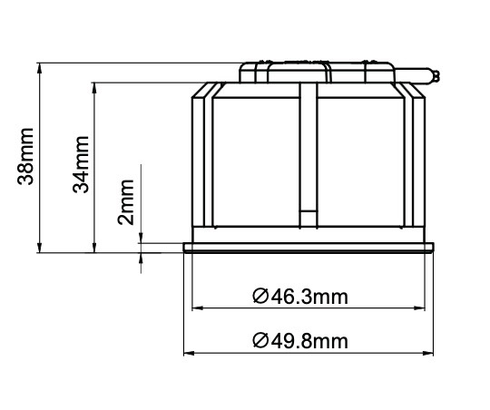 MINALOX_stmievatelny_LED_modul2_8W_1800K_4500K_60D_DC24V_smarthome_rozmery