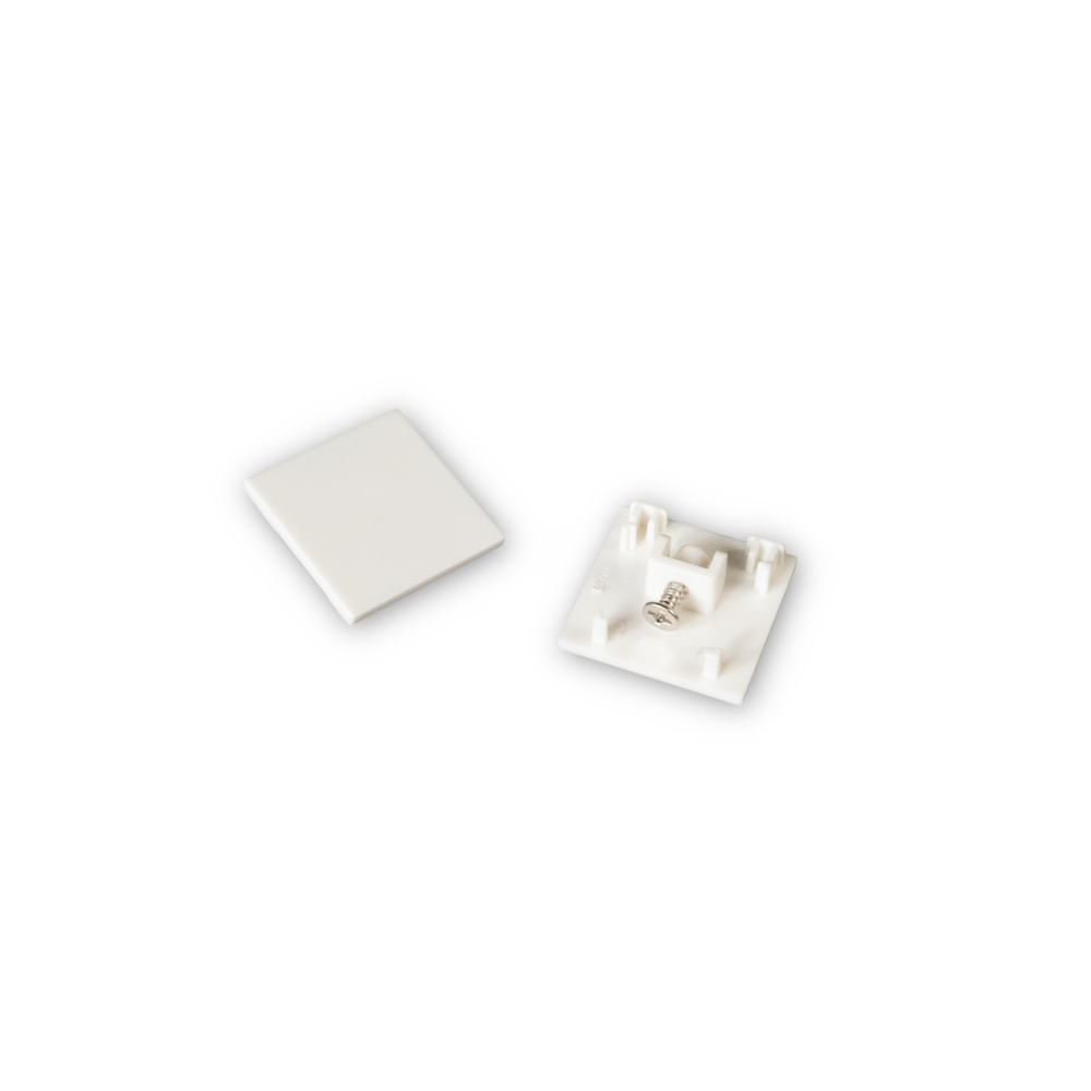 MINALOX MAGNETIC TRACK SYSTEM M117/WH TRACK END CAP