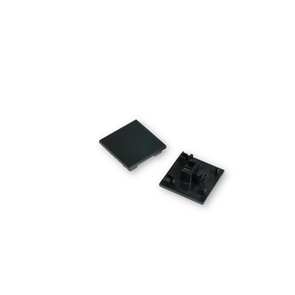MINALOX MAGNETIC TRACK SYSTEM M117/BK TRACK END CAP