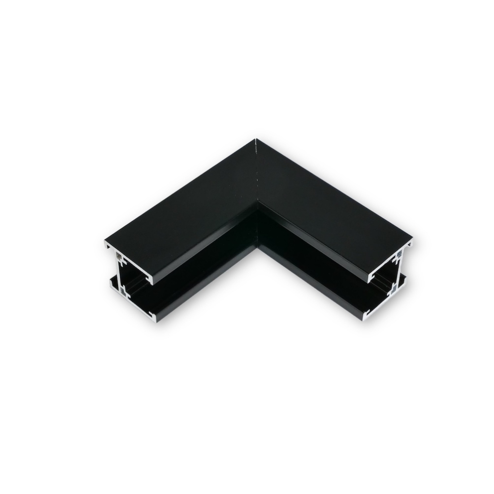 MINALOX MAGNETIC TRACK SYSTEM M482/BK "L" CONNECTOR VERTICAL DIRECTION