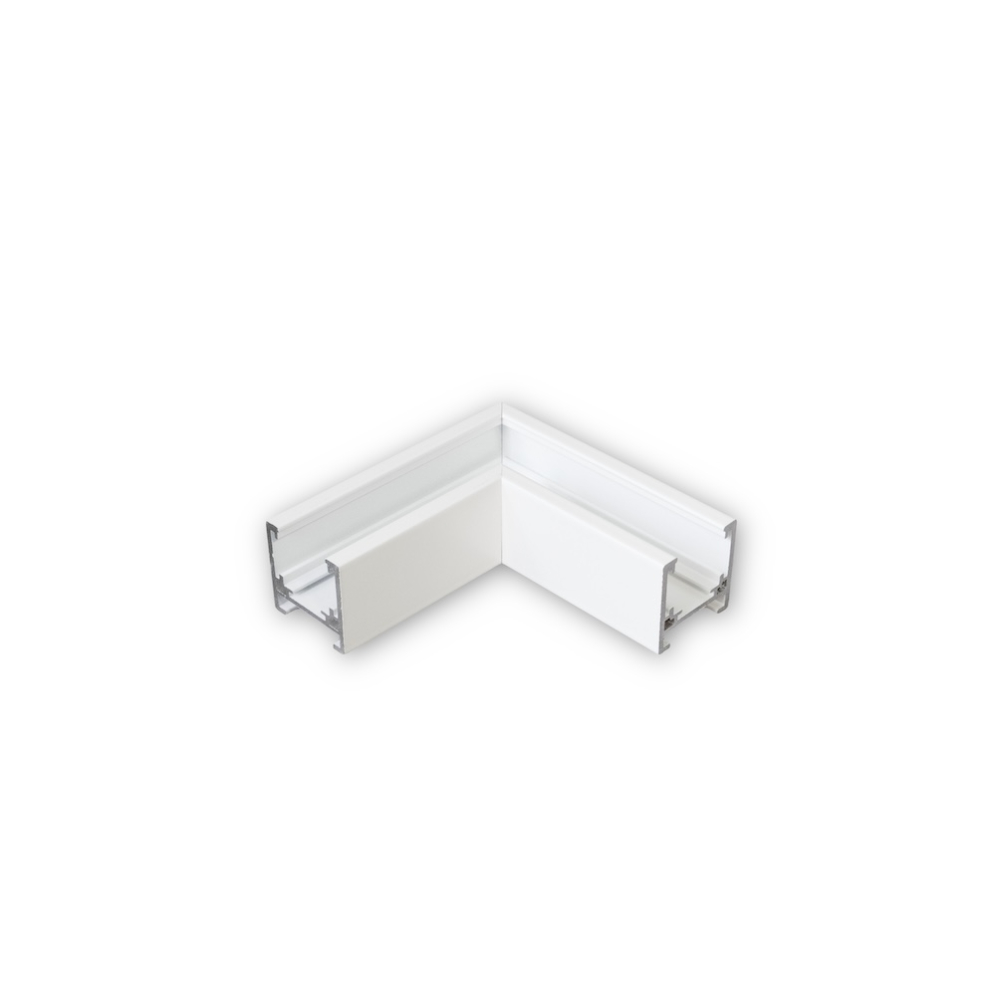 MINALOX MAGNETIC TRACK SYSTEM M483/WH "L" CONNECTOR HORIZONTAL DIRECTION