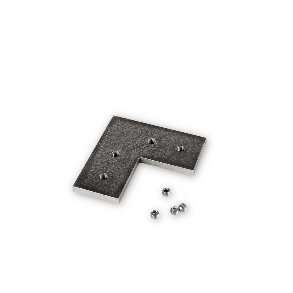MINALOX MAGNETIC TRACK SYSTEM UNI485 "L" CONNECTOR HORIZONTAL
