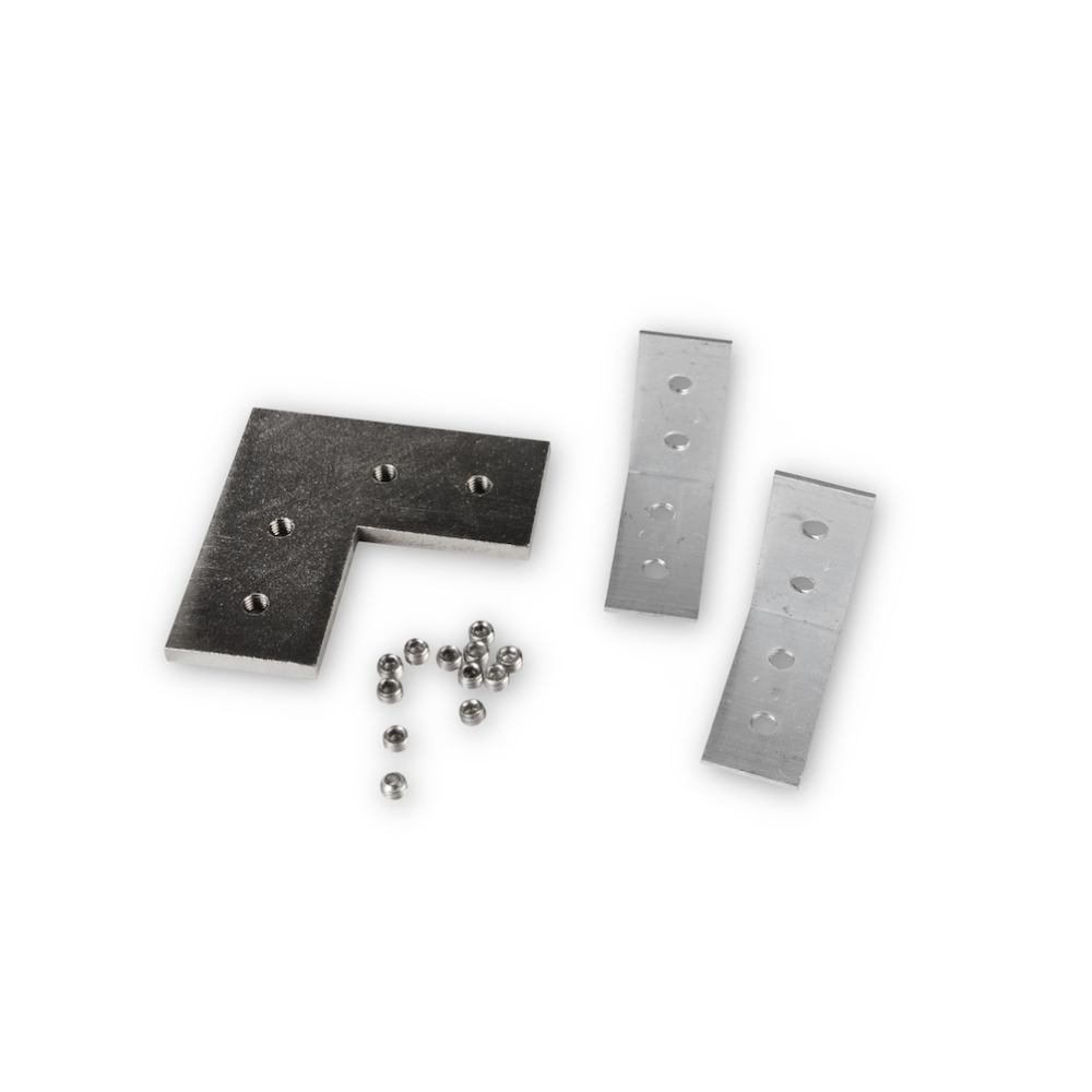 MINALOX MAGNETIC TRACK SYSTEM UNI487 "L" CONNECTOR HORIZONTAL