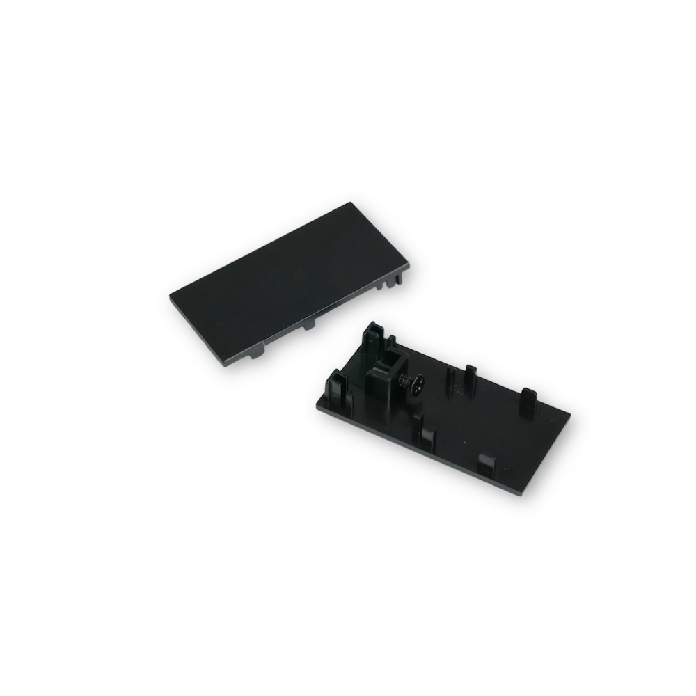 MINALOX MAGNETIC TRACK SYSTEM M116/BK TRACK END CAP