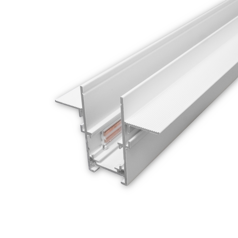 MINALOX MAGNETIC TRACK SYSTEM EMT410/WH DC24V TRIMLESS RECESSED INSIDE VERSION