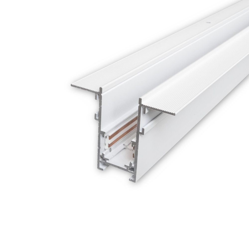 MINALOX MAGNETIC TRACK SYSTEM RMT415/WH DC24V TRIMLESS RECESSED OUTSIDE VERSION