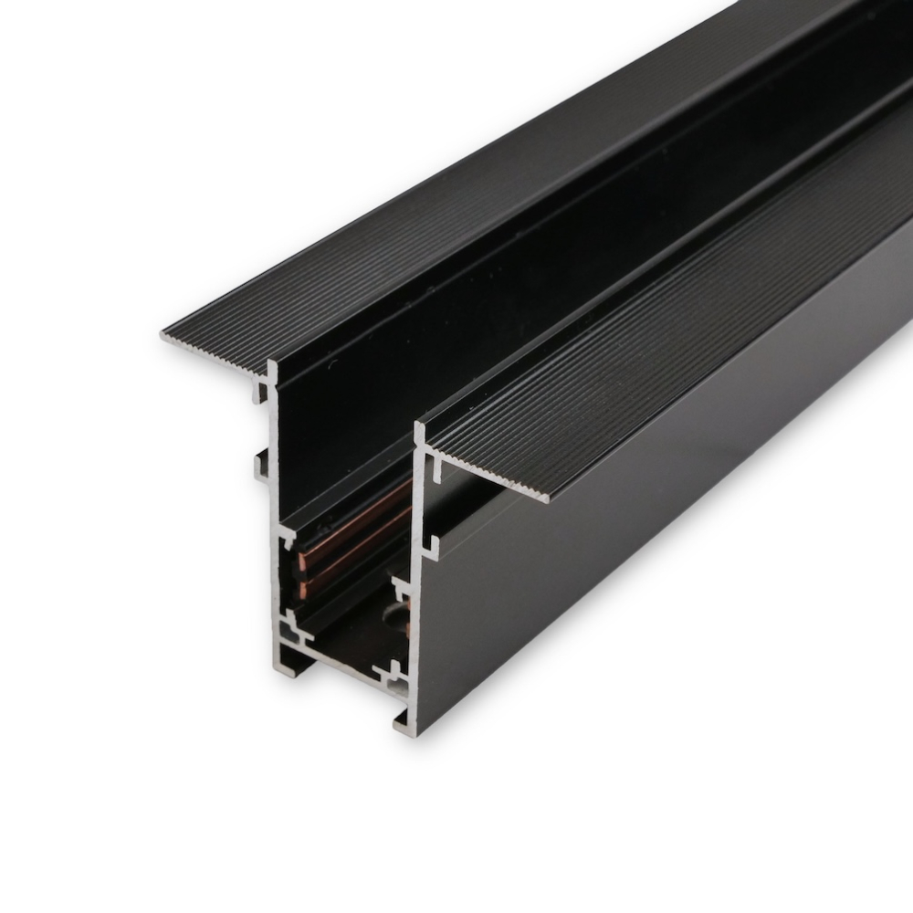 MINALOX MAGNETIC TRACK SYSTEM RMT415/BK DC24V TRIMLESS RECESSED OUTSIDE VERSION