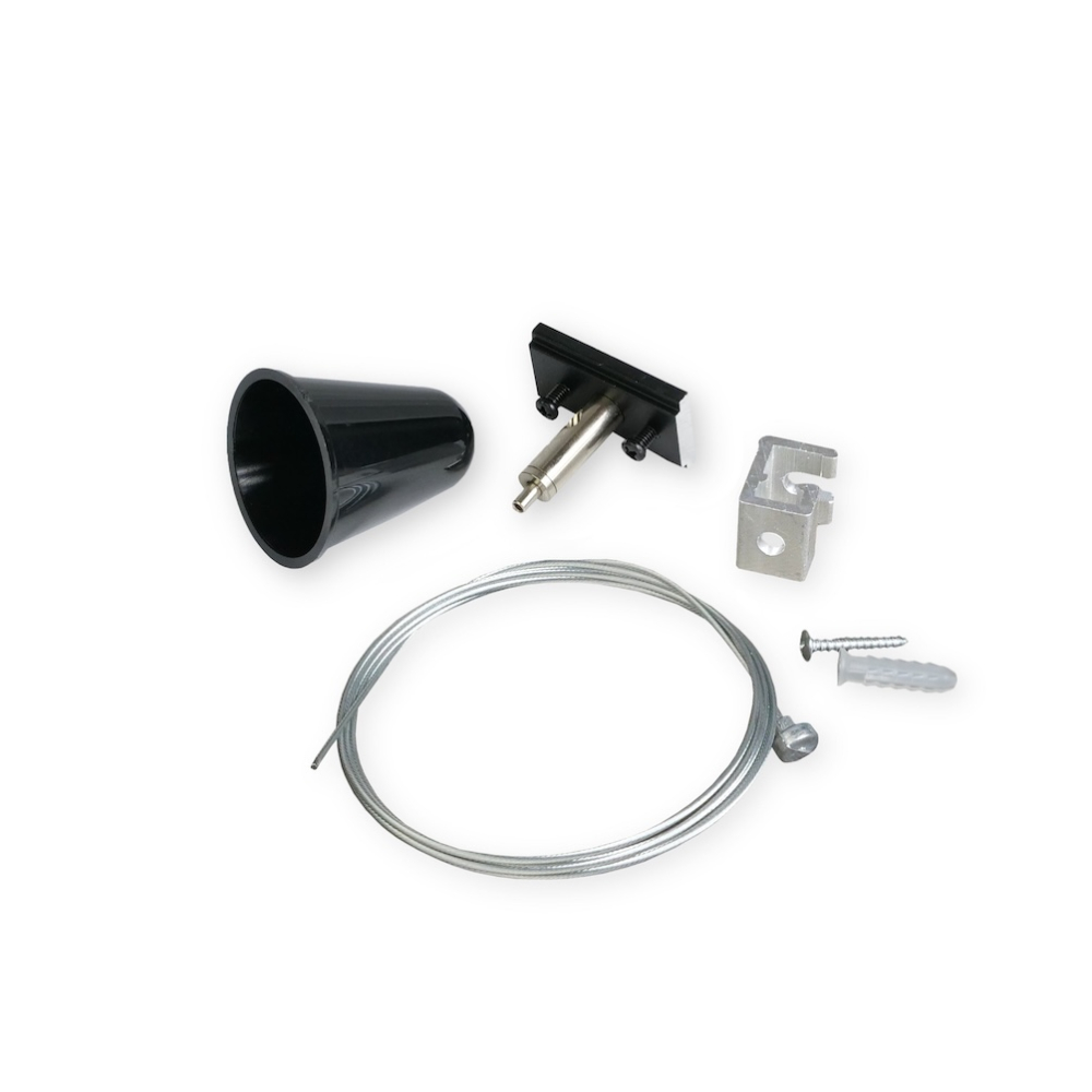 MINALOX MAGNETIC TRACK SYSTEM M191/BK TRACK SUSPENSION CABLE KIT