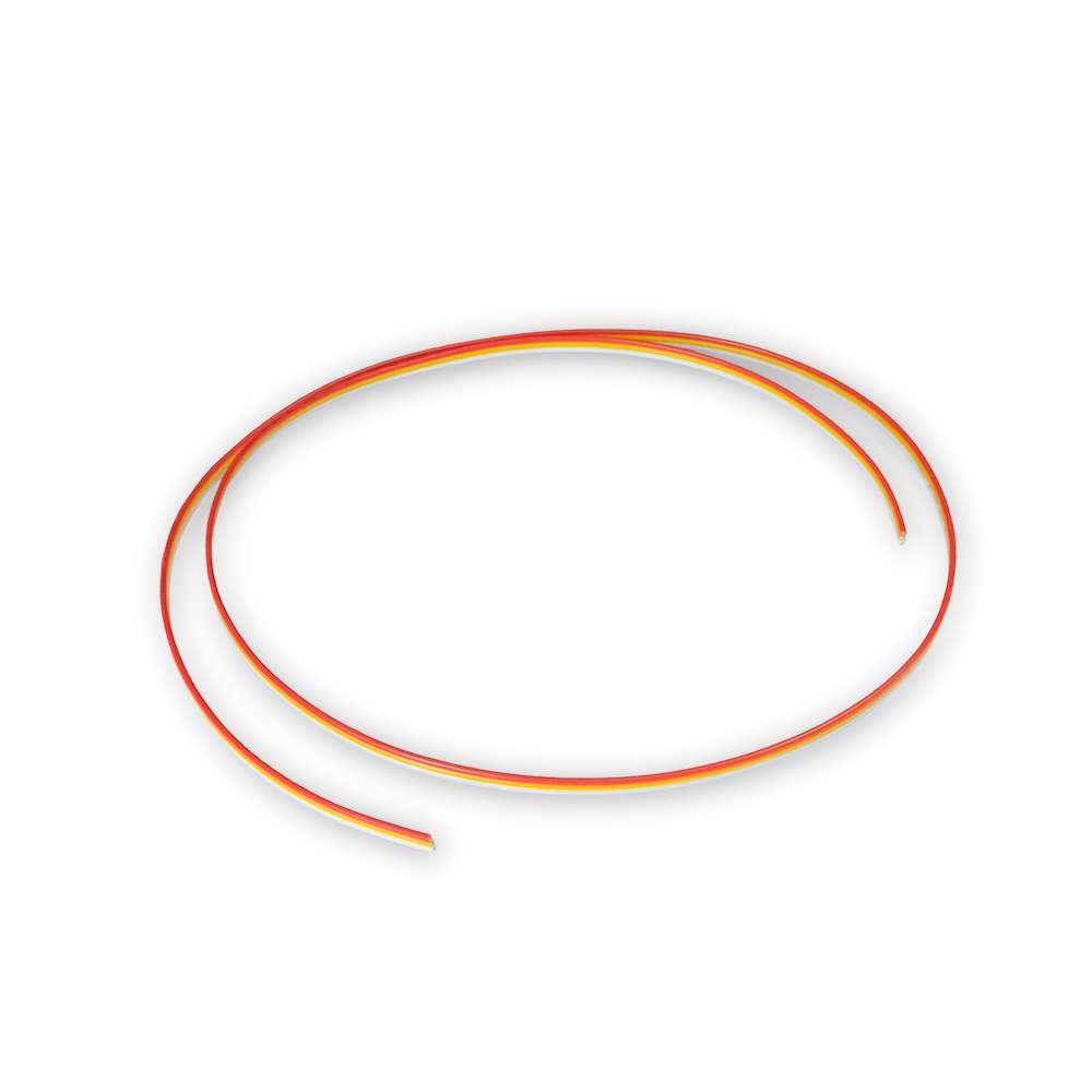 FLAT 3 CORE WIRE, RED, YELLOW,
WHITE