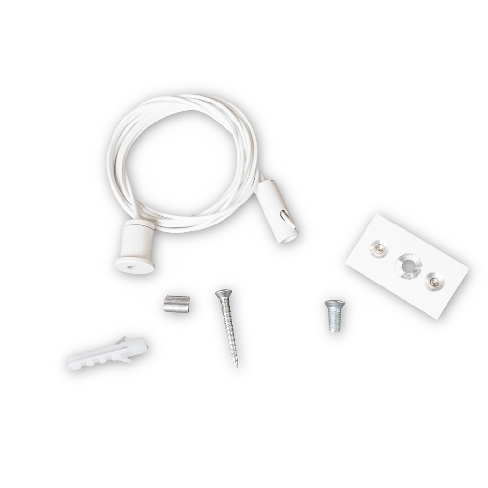 MINALOX MAGNETIC TRACK SYSTEM M195/WH TRACK SUSPENSION CABLE KIT