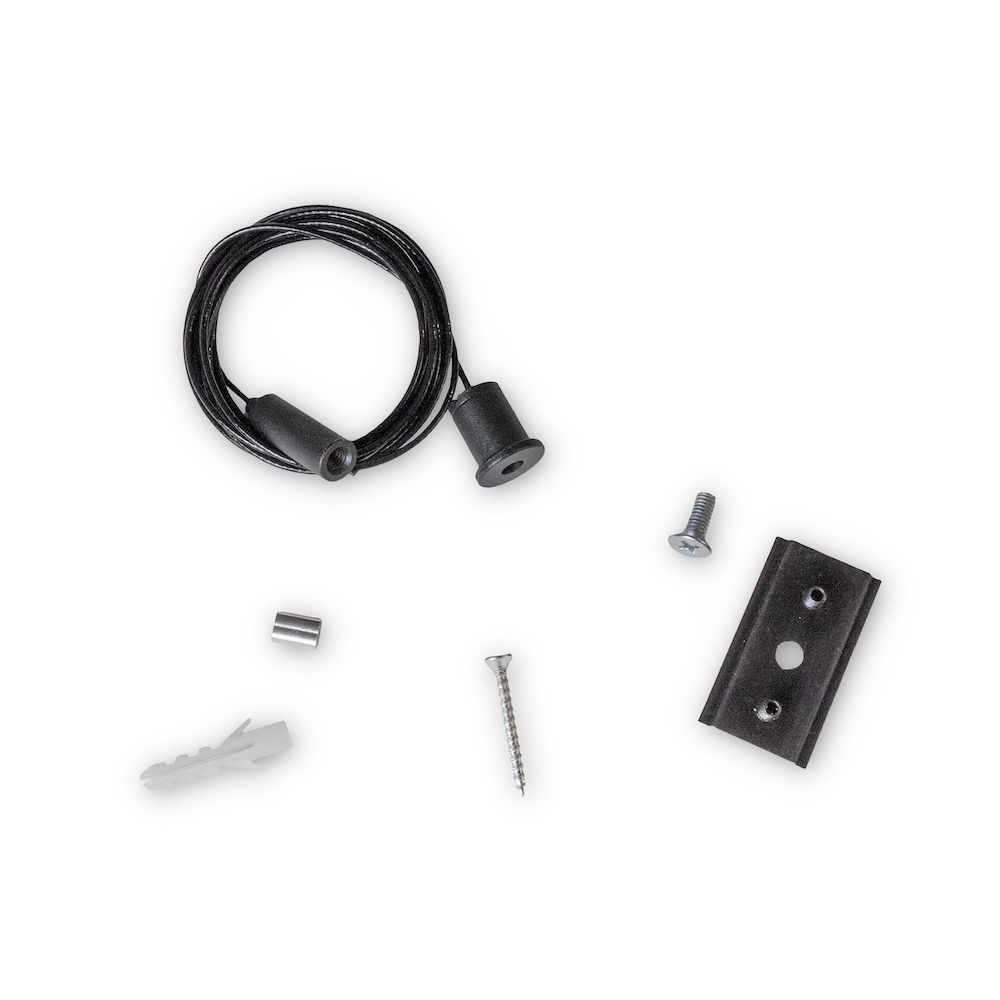 MINALOX MAGNETIC TRACK SYSTEM M195/BK TRACK SUSPENSION CABLE KIT